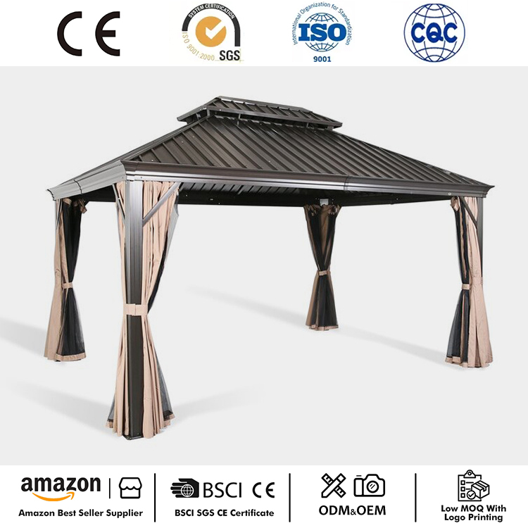Foișor cu cadru dur de aluminiu de 12' x 10'