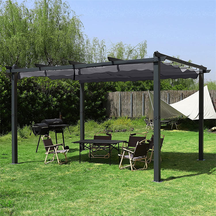 Pergola din aluminiu de 13 x 10 ft