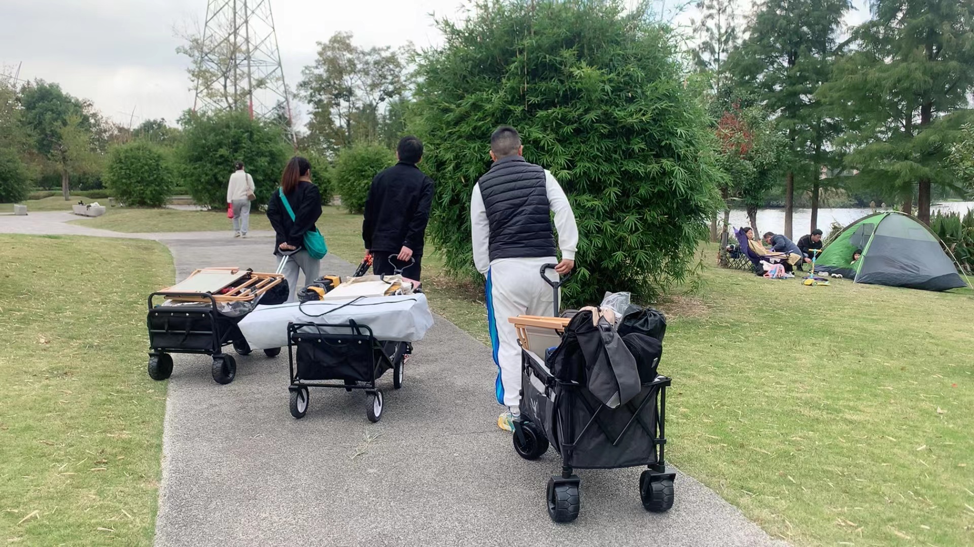 Camping în aer liber de weekend