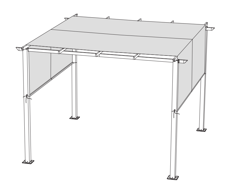 Ghiduri de produse Plate Pergola de 10'X10 '