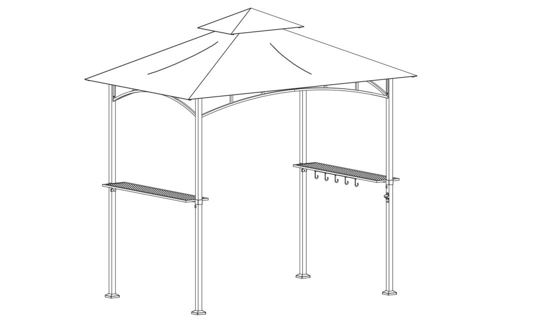 Instrucțiuni de instalare a foișorilor din oțel Grill Gazebo