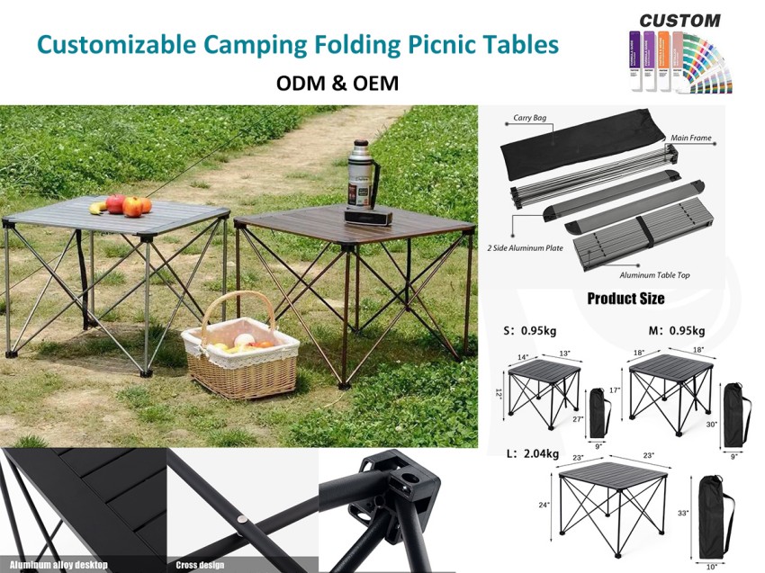 Aceasta este o masă de camping pentru activități superbe în aer liber...