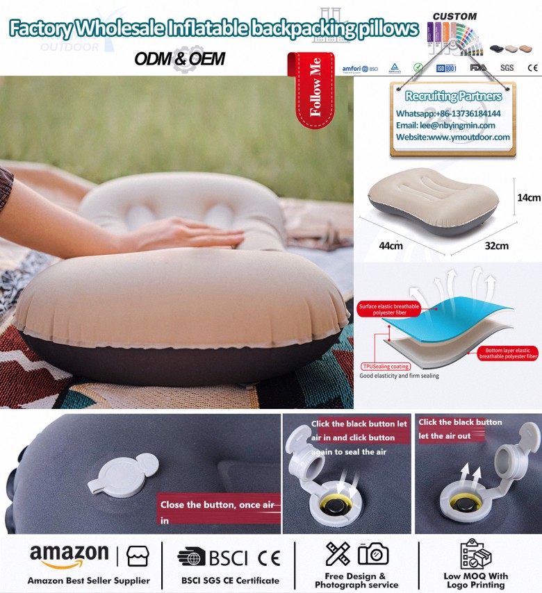 O pernă compactă de camping minunată!