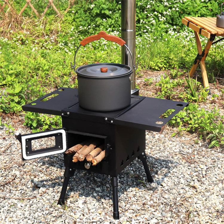 De ce este o sobă cu cort din lemn de camping soluția supremă de încălzire și gătit pentru aventurile în aer liber
