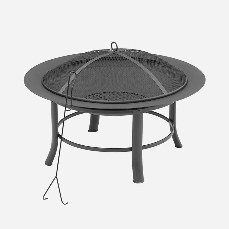 28 '' rotund din lemn de ardere a patioului de foc