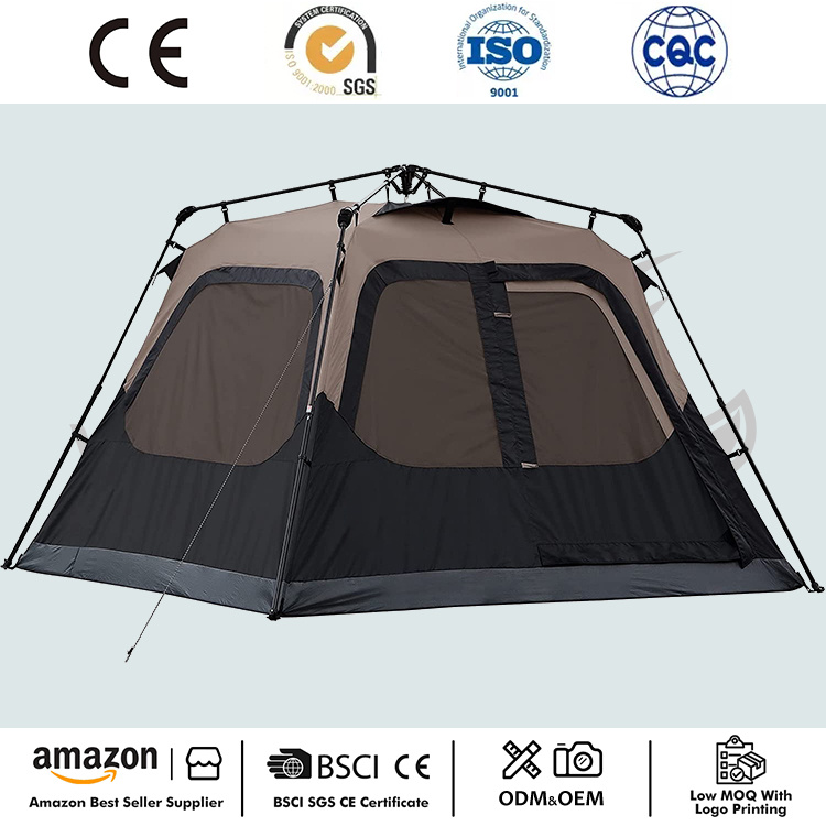 Cort de camping instant pentru 4 persoane