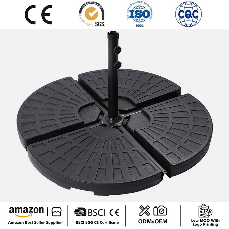 Suport de bază pentru umbrelă în formă de ventilator 4 buc