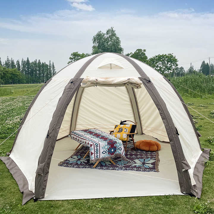 Cupcă de camping cort hexagon gonflabil