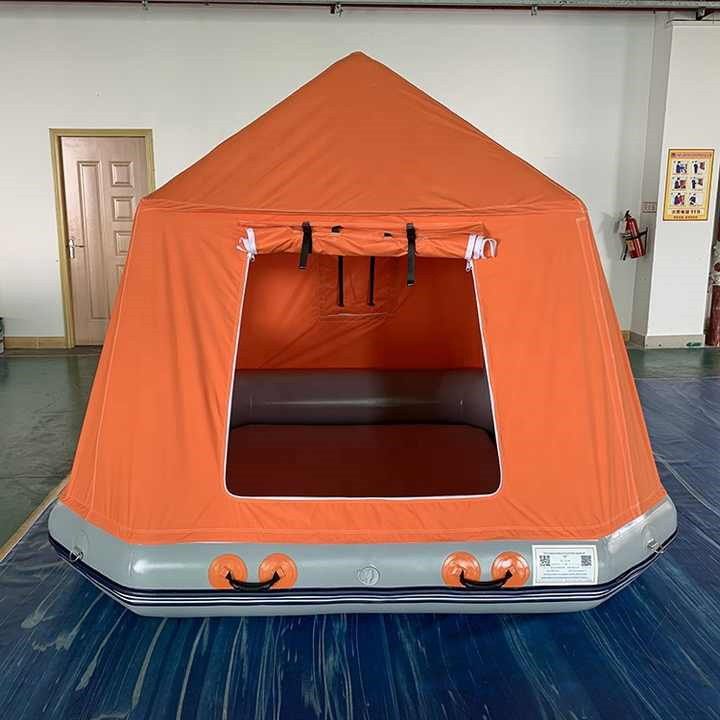 Camping cort plutitor gonflabil