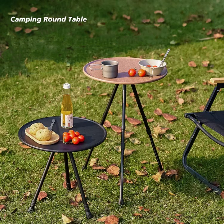 Mese laterale pliante pentru camping în aer liber