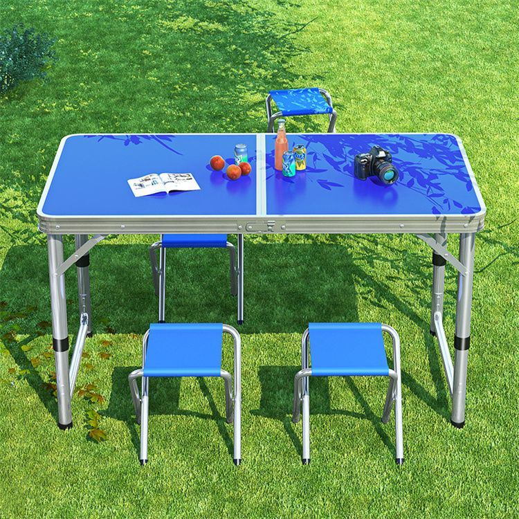 Masă de picnic pliabilă cu 4 scaune