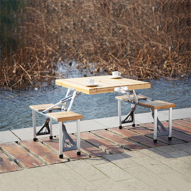 Masă de picnic pliabilă cu scaune