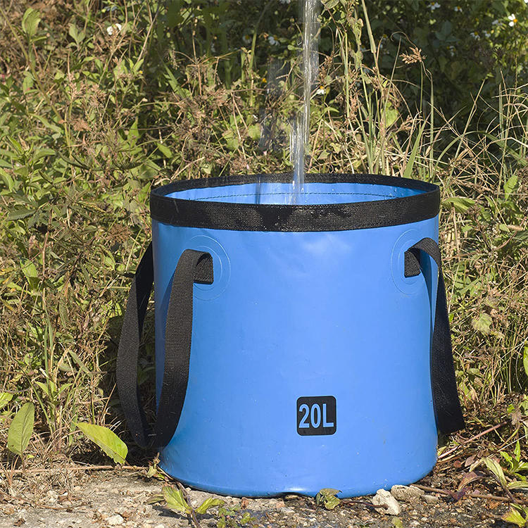 Găleată pliabilă de camping de 5 galoane