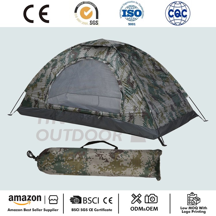 Cort de camping în aer liber cu un singur strat