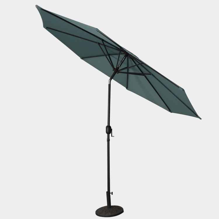 Umbrelă de piață de 9 ft Patio 8 Ribs