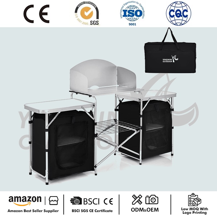 Masa de bucatarie portabila de camping