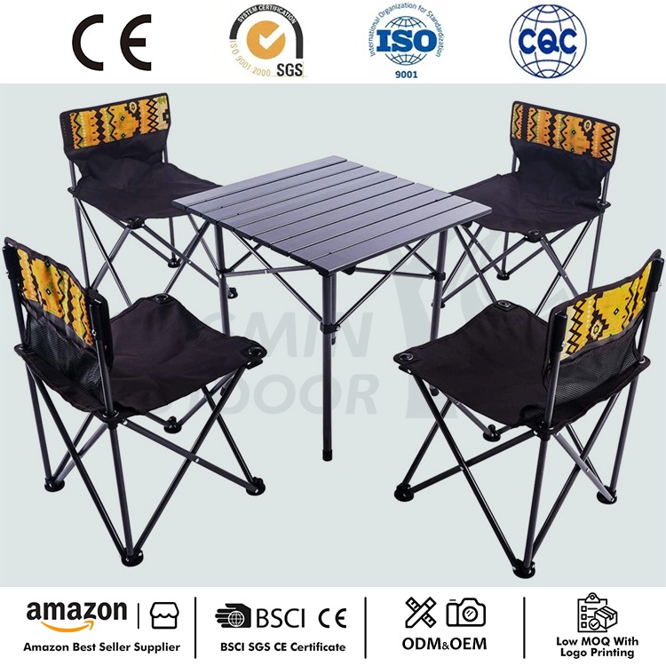 Set de scaune portabile de masă pliante