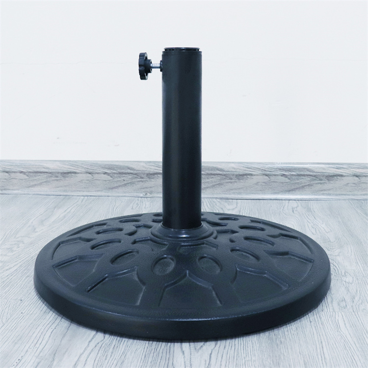Bază de umbrelă în spirală rotundă din rășină de 17 inchi