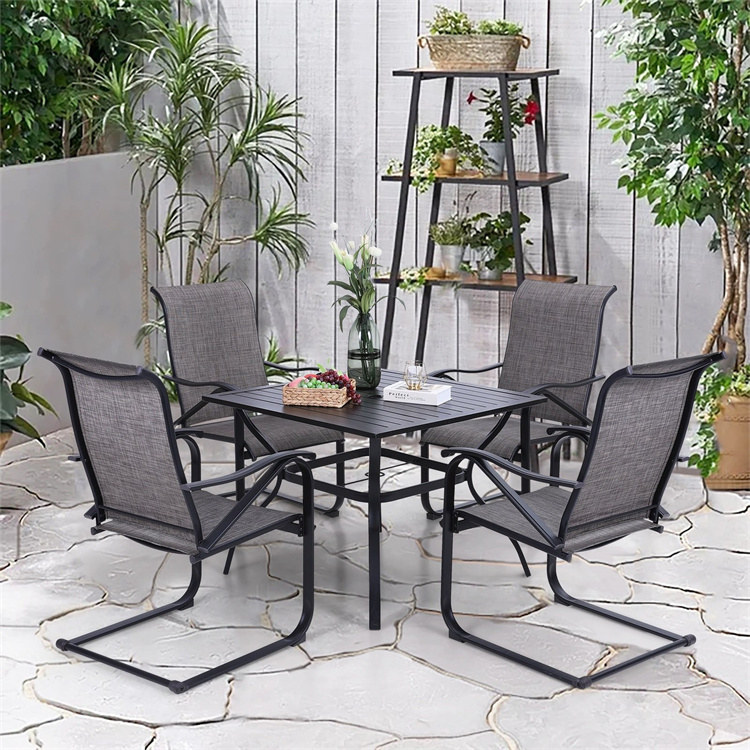 Set de sufragerie în aer liber din 5 piese