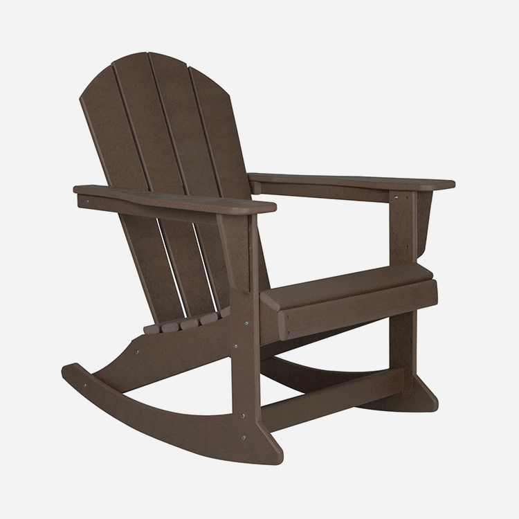Scaun balansoar Adirondack din plastic pentru exterior